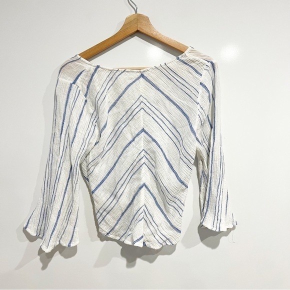 Free People Gauzy Stripe Top - Picture 2 of 9
